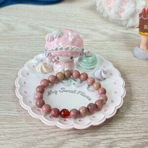 Rhodochrosite Crystal Bracelet
